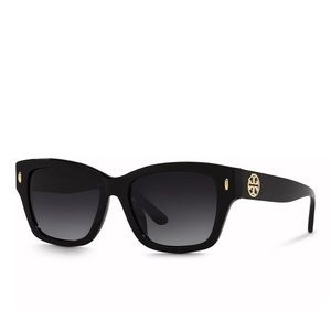 Tory Burch Women’s Polarized Sunglasses - Black/gray gradient